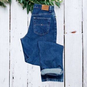 Tommy Hilfiger Y2K High Rise Mom Jeans 100% Cotton Size 12